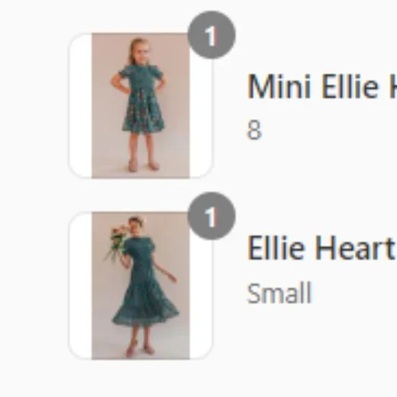 IVY CITY CO ELLIE DRESS MOMMY AND MINI - Picture 2 of 2